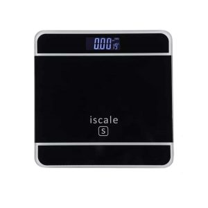 iScale S Elektronikus fürdőszobai mérleg MAX 180kg, fekete