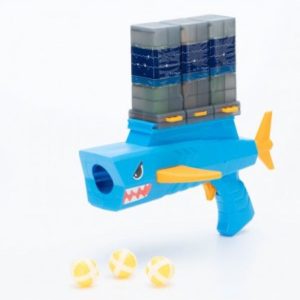 Célba lövő fegyver,céltáblával és tapadó korongos labdákkal