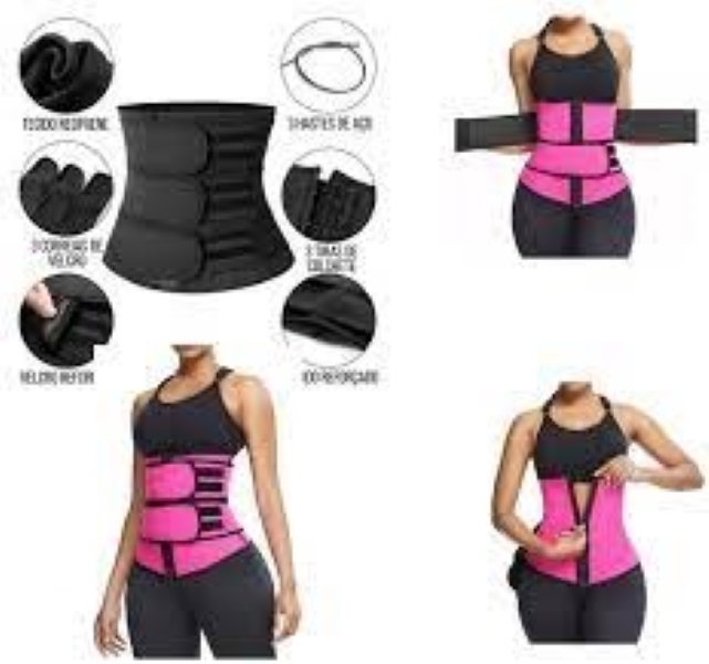 Pink power darázsderék szauna öv - Image 2