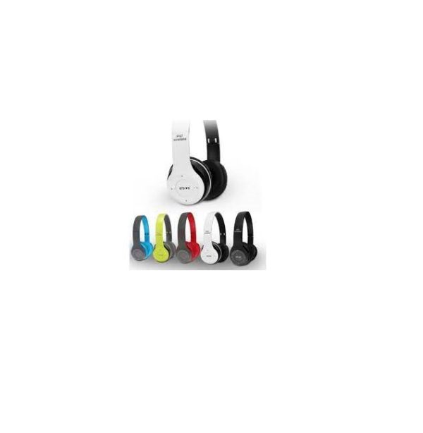 P47 vezeték nélküli fejhallgató, bluetooth-al, beépített mikrofonnal, FM rádió - Image 4