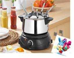 Rozsdamentes acél elektromos fondue szett , 8db pálcával ,1500 W - Image 2