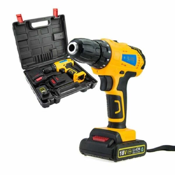 Flinke FK-8001 Fúrógép és csavarbeajtó 2db 18V akkumulátorral kofferban - Image 4