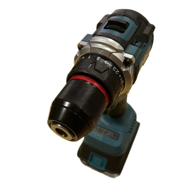 Tho M-8070 Szénkefe mentes Ütvefúró és csavarozó 28 részes, 1500rpm, 2db 36V akku - Image 5