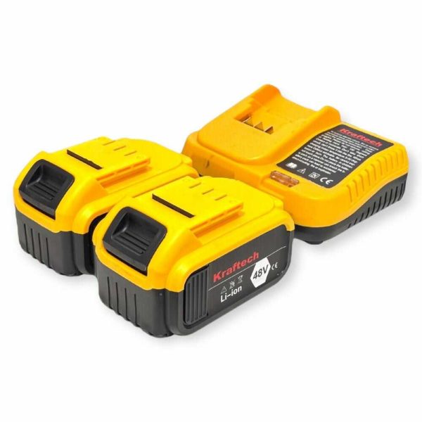 Kraftech KT/BACD-48Vi Szénkefementes Sarokcsiszoló és Ütvecsavarozó szett - Image 9