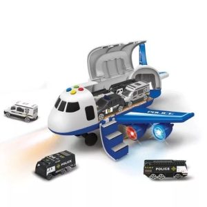 Teherszállító játék repülő, rendőrséggel