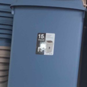 15l billenő tetejű szemetes kuka ,kék