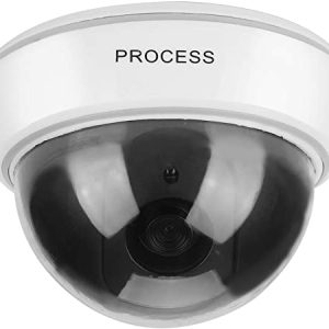 Sabre Fake biztonsági kamera kupola megfigyelőrendszerhez Villogó LED fény, fehér