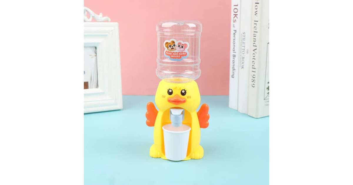 Gyerek vízadagoló pohárral többféle állatfigurával és színben 18cm - Image 5