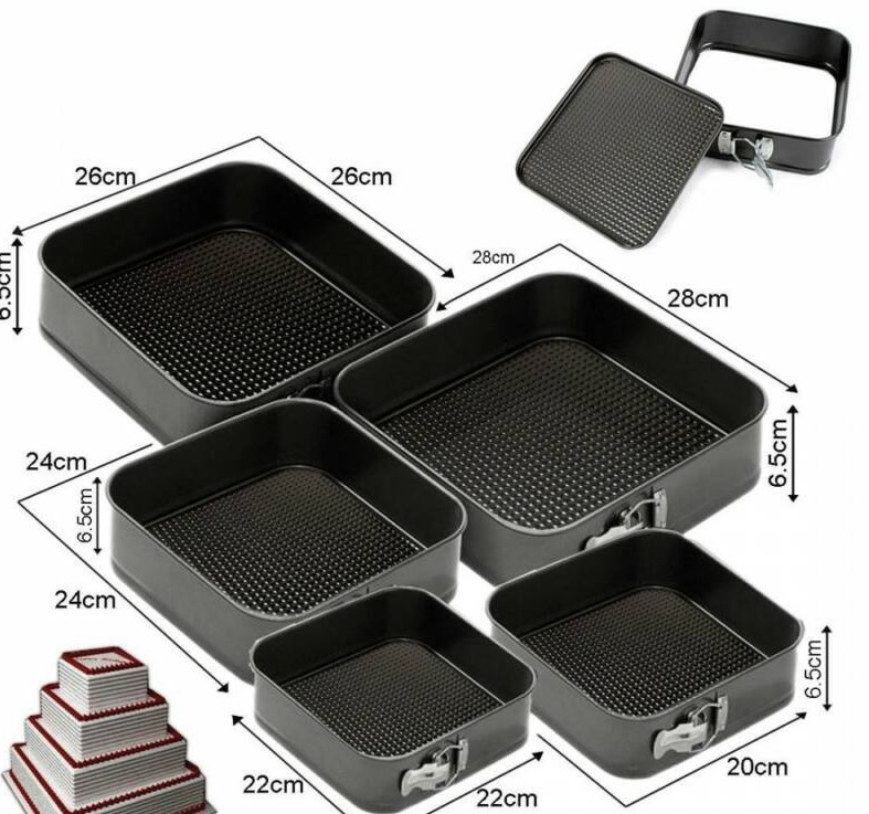 Kocka Tortaformakészlet 5 darab - Image 3