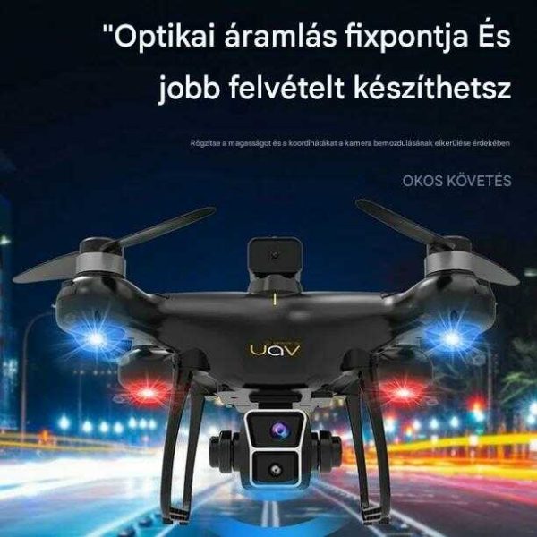 KOS-13006 Ultra HD 2 kamerás összecsukható mini Drón akadálykerüléssel és GPS visszatérítéssel - Image 8