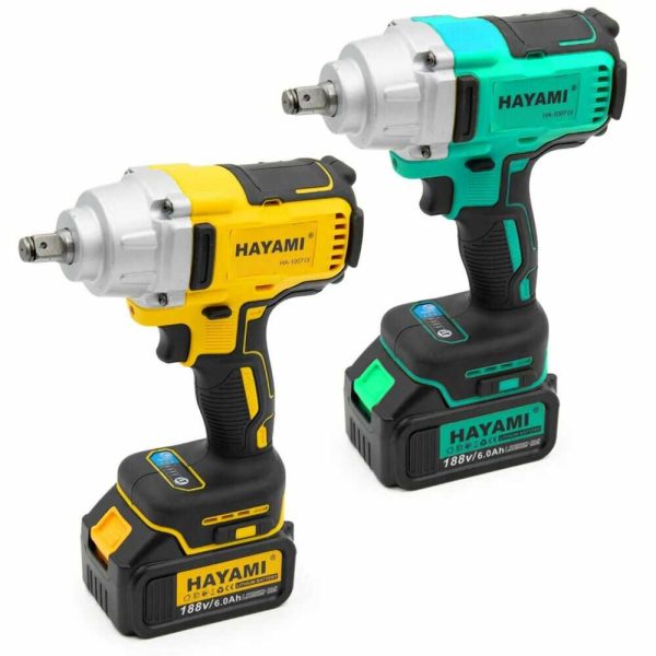 Hayami HA-1007 Ütvecsavarozó 1350 Nm, 2db 21V 6000mAh akkumulátorral - Image 7