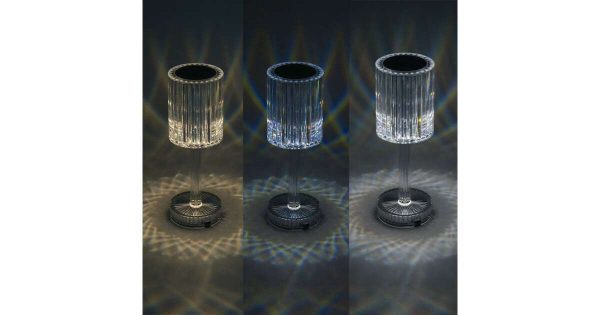 Kristály Led talpas lámpa és hangulatvilágítás 25 x 8,5 x 8,5 cm - Image 2