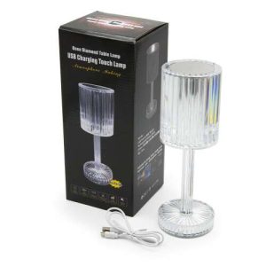 Kristály Led talpas lámpa és hangulatvilágítás 25 x 8,5 x 8,5 cm