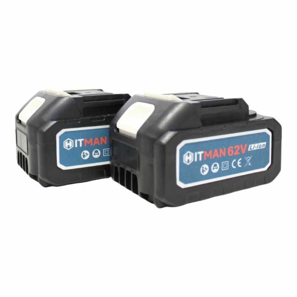 Hitman HT-IWS-1250X.Pro Akkumulátoros Ütvecsavarozó Kerékkulcs, 1250NM, 2 x 62V akku - Image 11