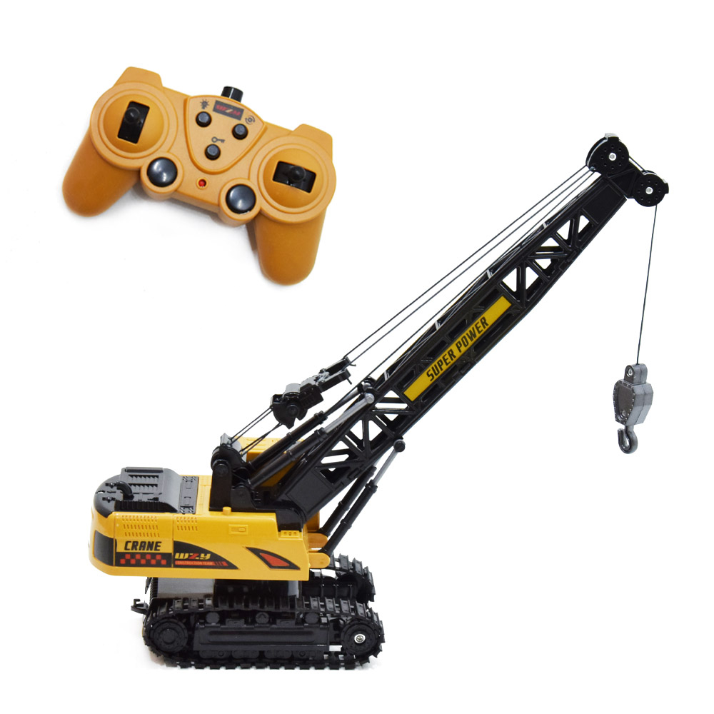 Távirányítós lánctalpas emelő daru gyerekeknek,mobil karral ,usb tápegységgel , 21x14x49 cm - Image 4