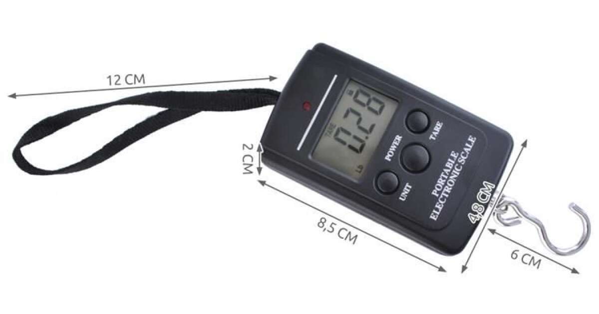 LED-es Hal-, Poggyász-, Bőrönd Mérleg – 40 kg-ig - Image 7