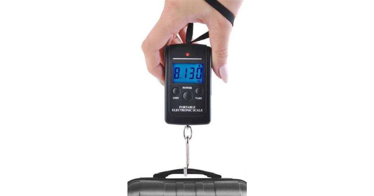 LED-es Hal-, Poggyász-, Bőrönd Mérleg – 40 kg-ig - Image 4