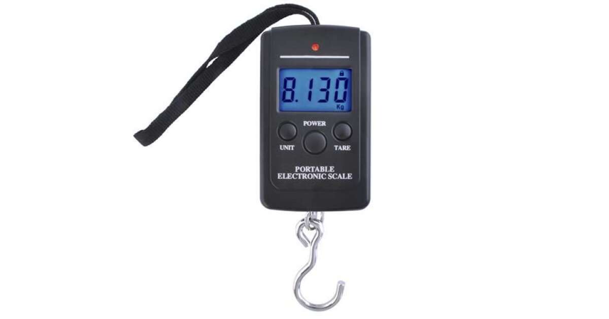 LED-es Hal-, Poggyász-, Bőrönd Mérleg – 40 kg-ig - Image 3