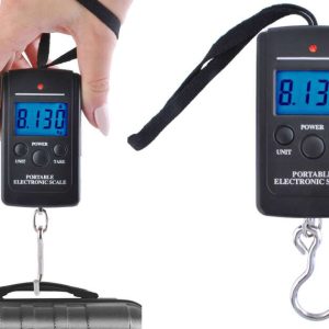 LED-es Hal-, Poggyász-, Bőrönd Mérleg – 40 kg-ig