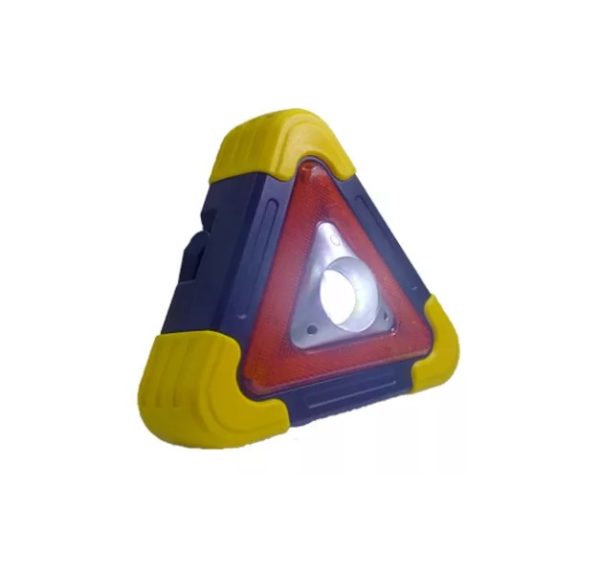 COB LED szolár Autó figyelmeztető Fényviszaverő multifunkciós lámpa elakadásjelző háromszög , HB-6608-9 - Image 2
