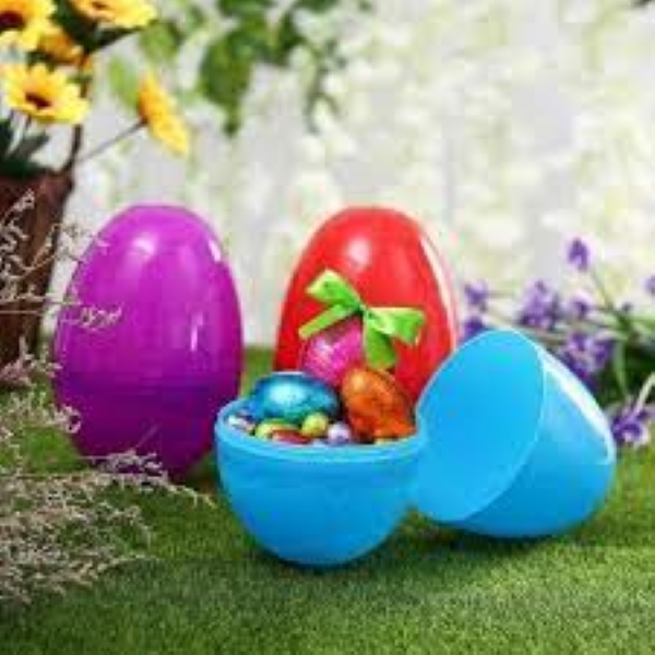 Újra tölthető színes műanyag húsvéti tojás 10DB/csomag - Image 2