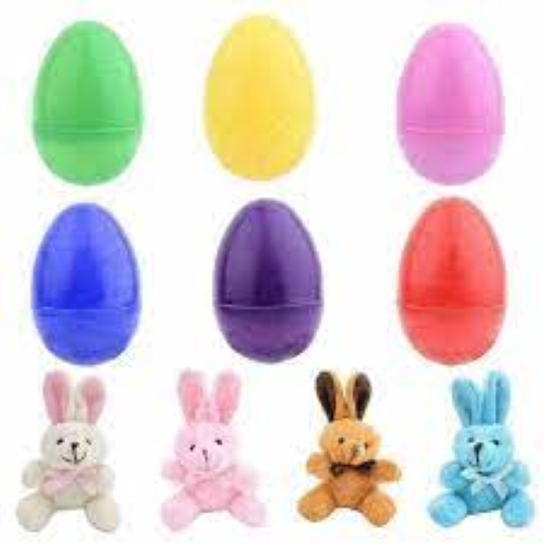 Újra tölthető színes műanyag húsvéti tojás 10DB/csomag - Image 3