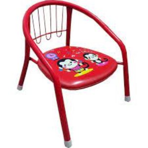 Fém gyerekszék , piros 36×36×34cm