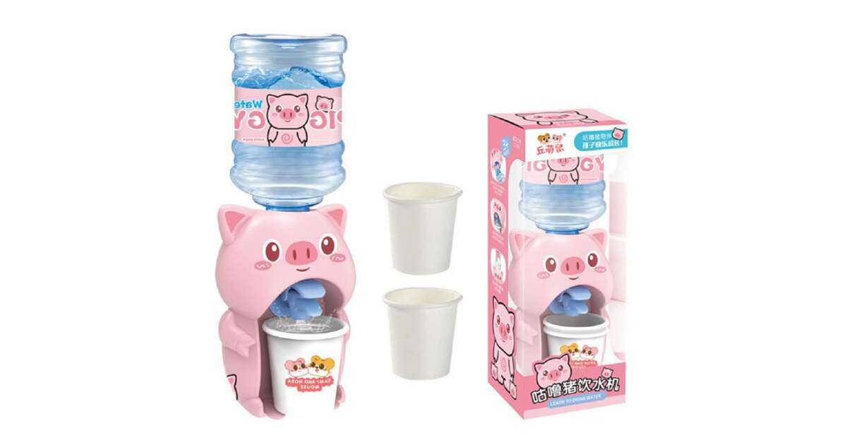 Gyerek vízadagoló pohárral többféle állatfigurával és színben 18cm - Image 7