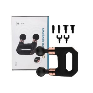 Massage gun dupla fejes masszírozó pisztoly + 6 féle fejjel