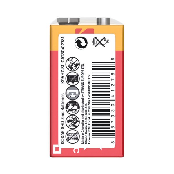 Kodak super heavy duty ,elem , 9V×1 , 1db/csomag - Image 2