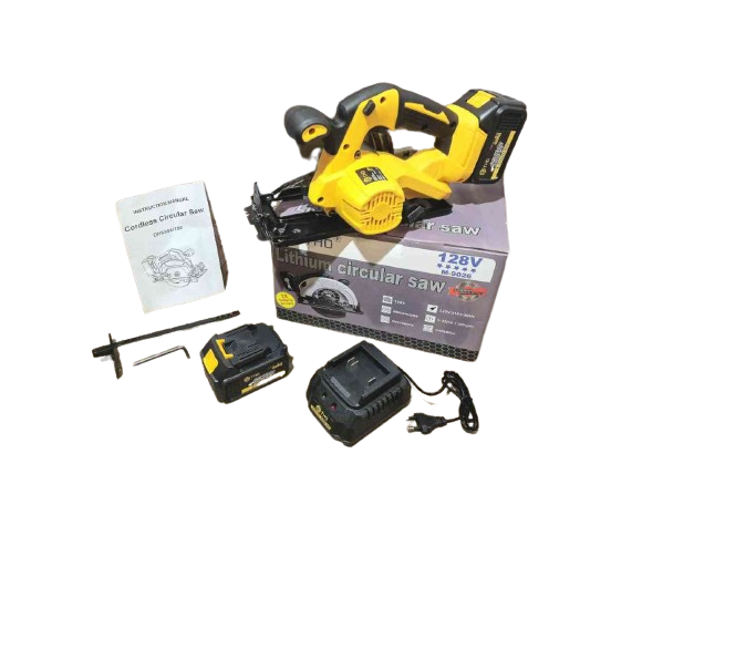 THO akkumulátoros kézi körfűrész 2 db 128 V M-9026 - Image 2