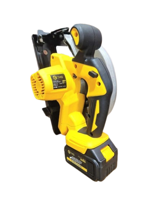 THO akkumulátoros kézi körfűrész 2 db 128 V M-9026 - Image 4