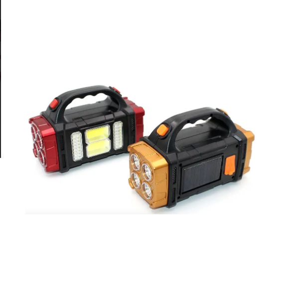 Többfunkciós napelemes kézi LED reflektor, 25W (HB-2678) - Image 5