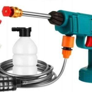 Tho hordozható magasnyomású mosó szett ,2 db akkumulátorral 21 V ,kofferben M-9038