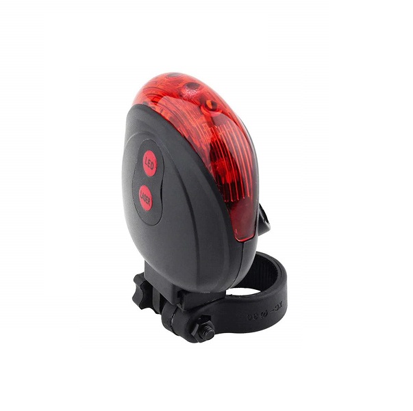 Lézeres LED kerékpár hátsó lámpa, 9 világítási móddal - Image 3