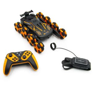 Nyolckerekű RC kaszkadőrautó távirányítóval / póklábú terepjáró autó