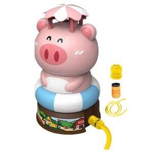 Kültéri repülő ,forgó vizijáték ,szökökut, gyerek spinkler ,slagra szerelhető béka,malac,maci,pingvin formákkal 27cmx17cm