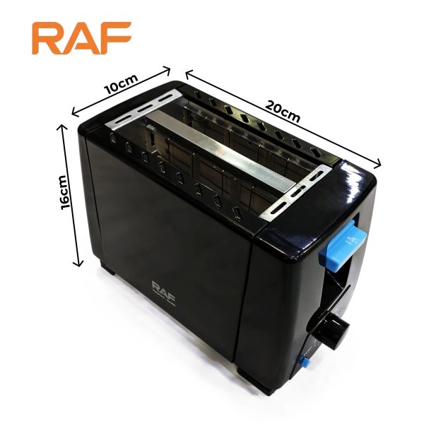 RAF R.263 elektromos kenyérpirító 650 W kéthelyes, fekete 6 fokozatos - Image 3