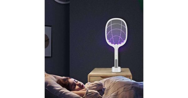 Önműködő akkumulátoros légycsapó , UV fénnyel , automatikusan elpusztítja a rovarokat , 5W - Image 5