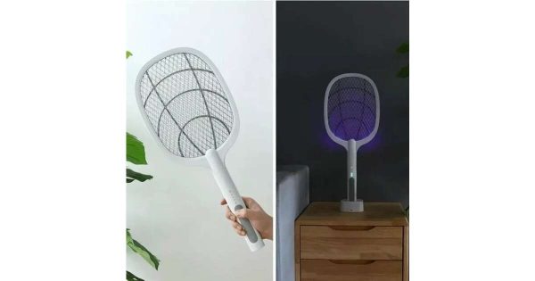 Önműködő akkumulátoros légycsapó , UV fénnyel , automatikusan elpusztítja a rovarokat , 5W - Image 2