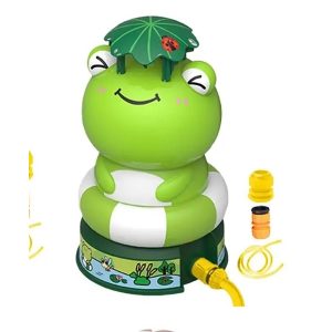 Kültéri repülő ,forgó vizijáték ,szökökut, gyerek spinkler ,slagra szerelhető béka,malac,maci,pingvin formákkal 27cmx17cm