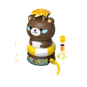 Kültéri repülő ,forgó vizijáték ,szökökut, gyerek spinkler ,slagra szerelhető béka,malac,maci,pingvin formákkal 27cmx17cm