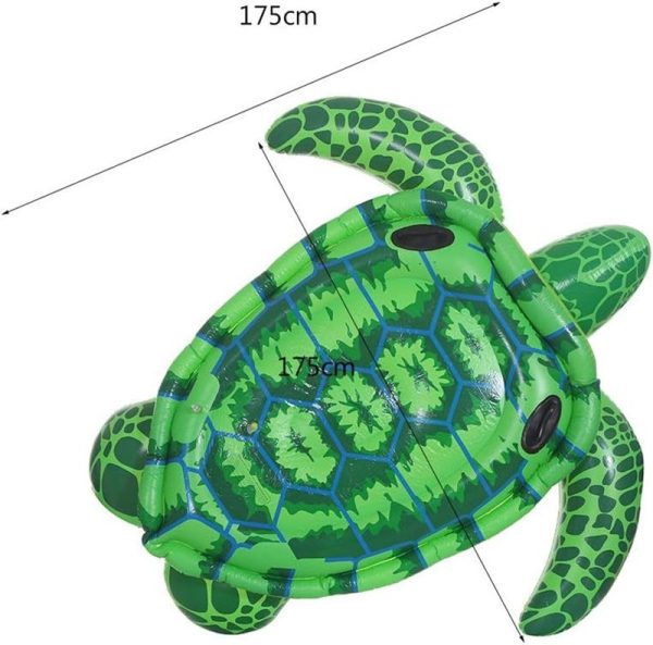 Óriás felfújható teknős béka , kapaszkodóval , 1.75m×1.75m - Image 2