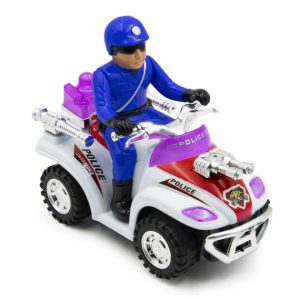 Quados rendőr figura hang és fényhatásokkal