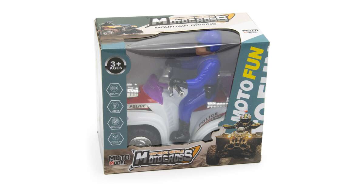 Quados rendőr figura hang és fényhatásokkal - Image 2