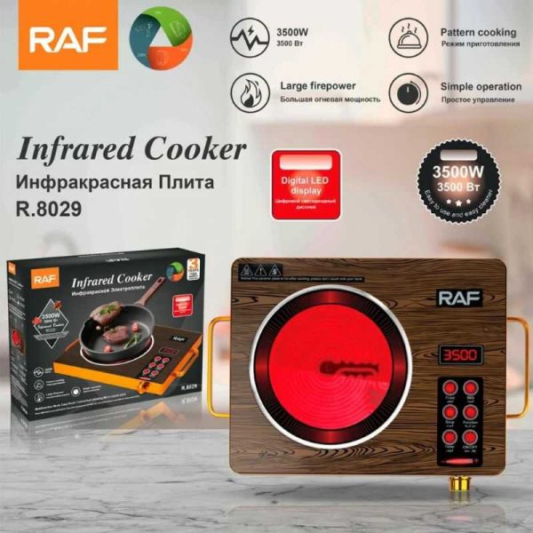 Raf R.8029 Infravörös elektromos tűzhely , LCD kijelzővel , 3500 W - Image 2