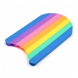 Szivárványos habszivacs úszódeszka gyerekeknek , 50 × 30,5 × 2,7 cm