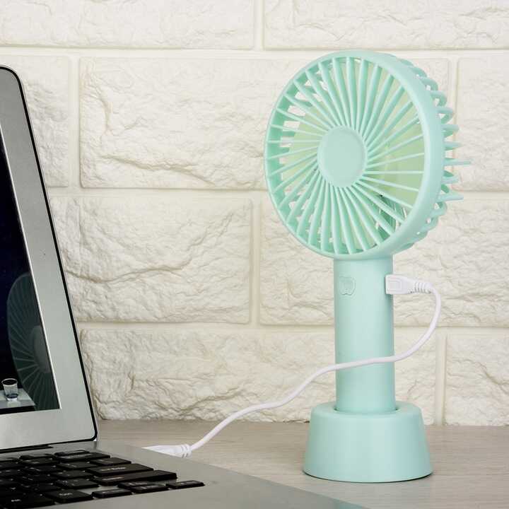 Hordozható kézi ventilátor , 3 féle fokozat , usb töltés , 4,5 W - Image 2