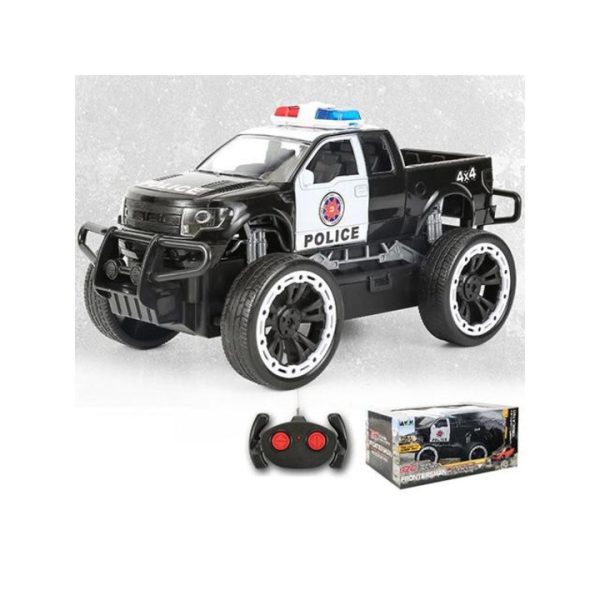 Off Road rendőrségi távirányitós terepjáró autó , 25 cm - Image 2