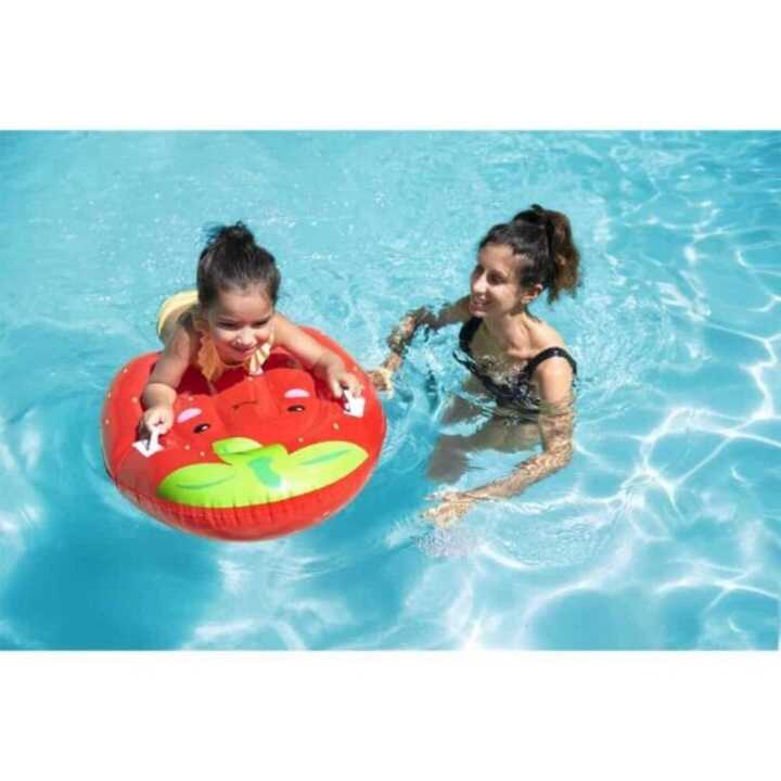 Bestway Felfújató szörfdeszka kapaszkodóval gyerekeknek , eper, 80 x 52 x 16 cm - Image 6